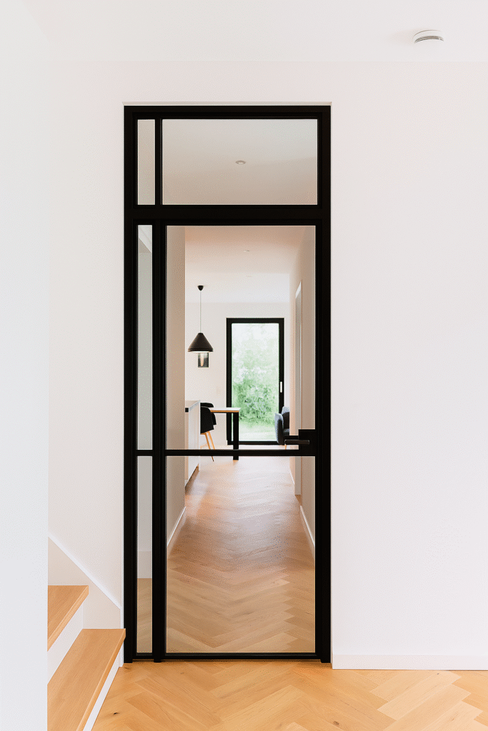 Modernes Lofttür im Neubau