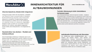 Innenarchitektur für Altbauwohnungen