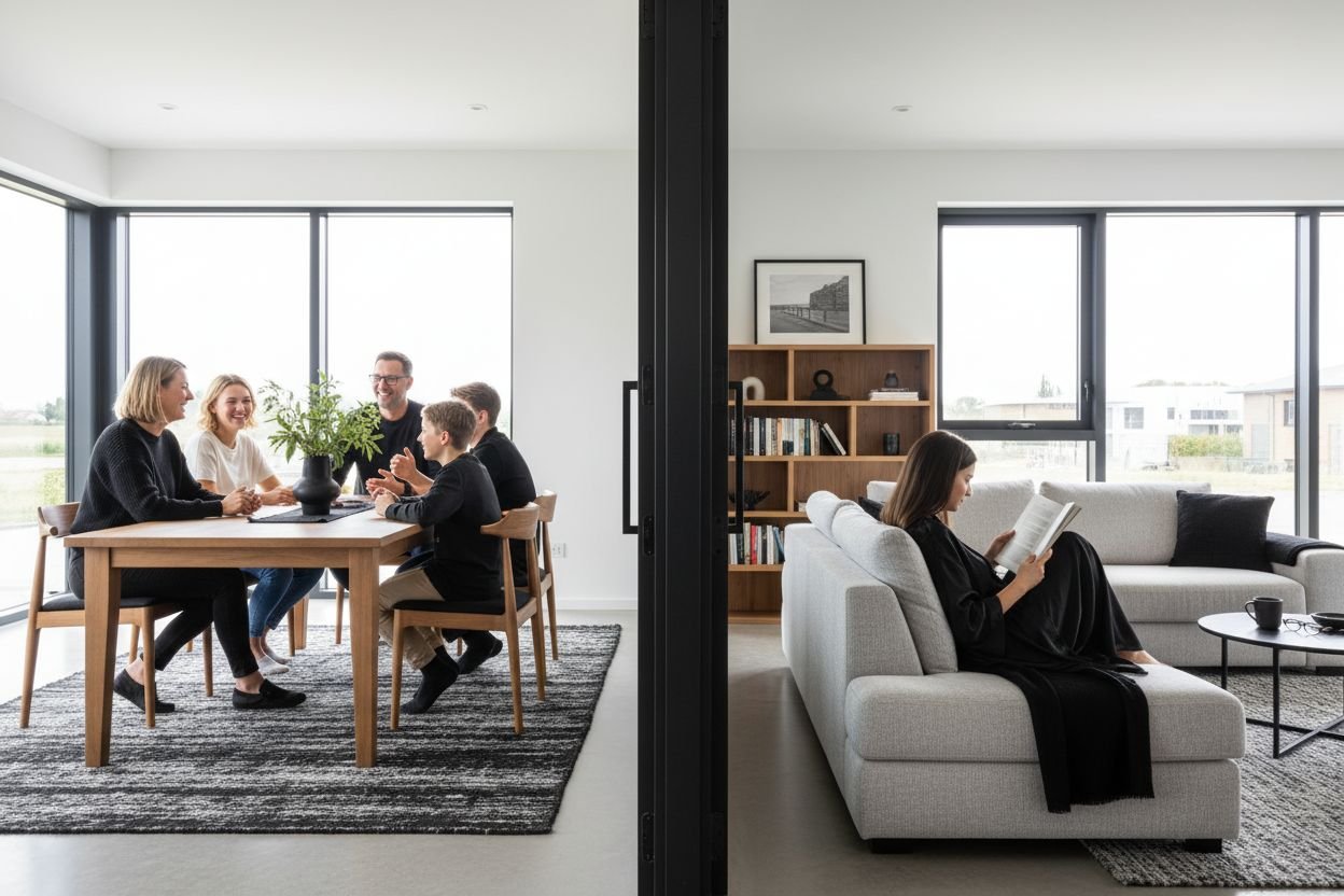 moderne Raumtrennung Türen